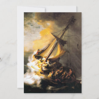 Cristo na Tempestade no Mar de Galileu-Rembrandt