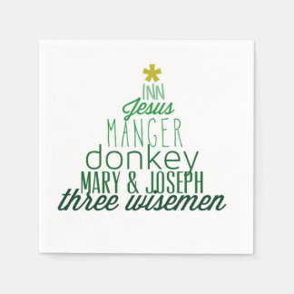 Cristo no guardanapo de Natal