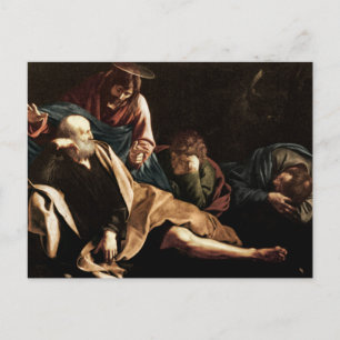 Cristo no Jardim por Caravaggio Cartão Postal