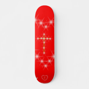 Cristo no seu skate cardíaco