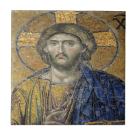 Cristo Pantocrator Mosiac Icônico Religioso Roman 
