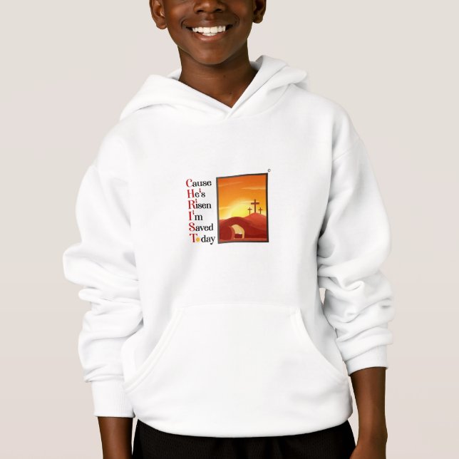 Cristo para rapazes Acronym Hoodie (Frente)