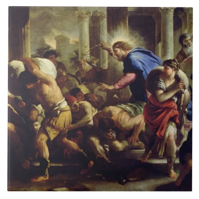 Cristo que conduz os comerciantes do templo (Frente)