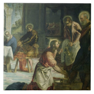 Cristo que lava os pés dos discípulo, c.1547