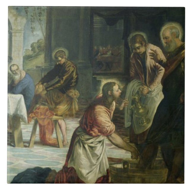 Cristo que lava os pés dos discípulo, c.1547 (Frente)