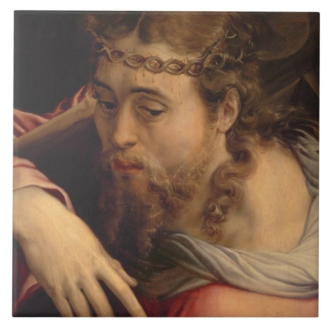 Cristo que leva a cruz, 1540-45 (óleo no painel) (Frente)