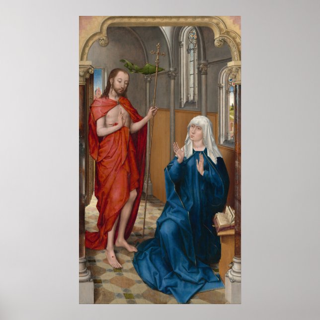 Cristo - Rogier van der Weyden Fine Art Poster (Frente)