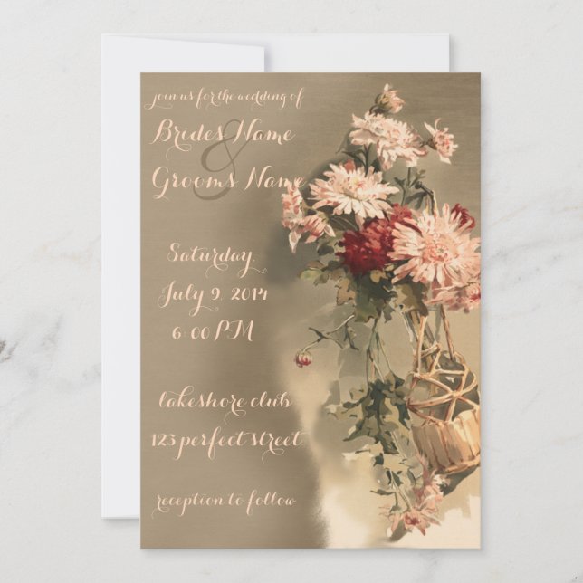 Crítemo em Convite para Casamento de Garrafas (Frente)