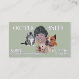 Critter Sister Cartão de visita