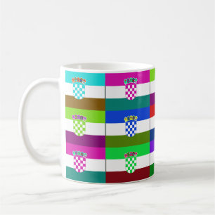 Croatia Multihue embandeira a caneca