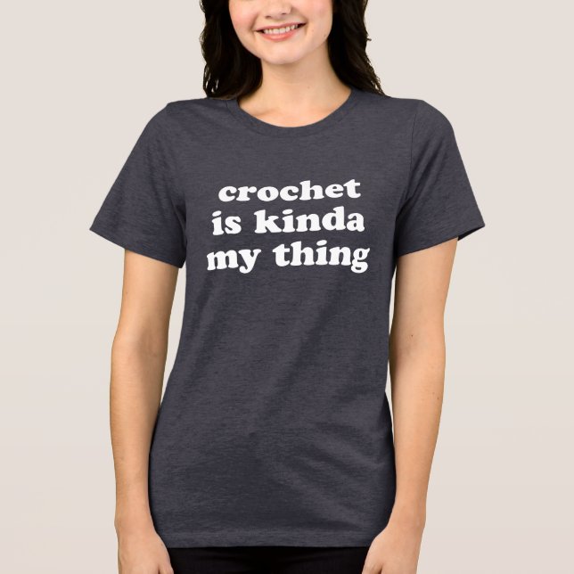 Crochet Engraçado Lover Humor Dizendo Cotação Croc (Frente)