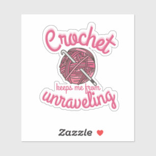 Crochet me mantém longe do adesivo de Descartar