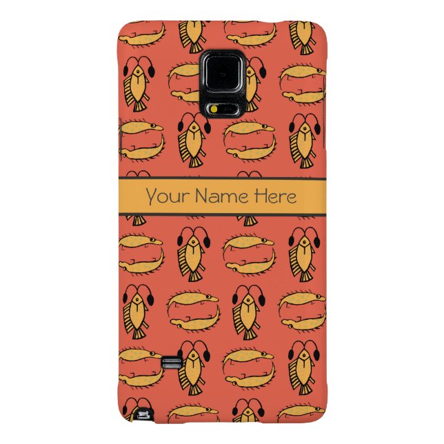 Crocodilo de Peixe Personalizado Egípcio Tribal Am (Traseira)