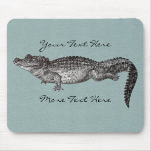 Crocodilo Mousepad do vintage