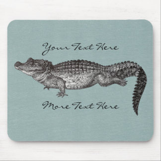 Crocodilo Mousepad do vintage