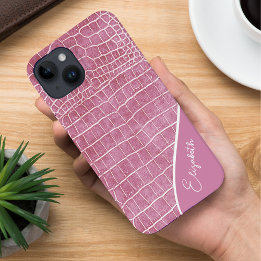 Crocodilo Rosa Personalizado