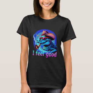 Crocodilo sente uma boa e engraçada camiseta