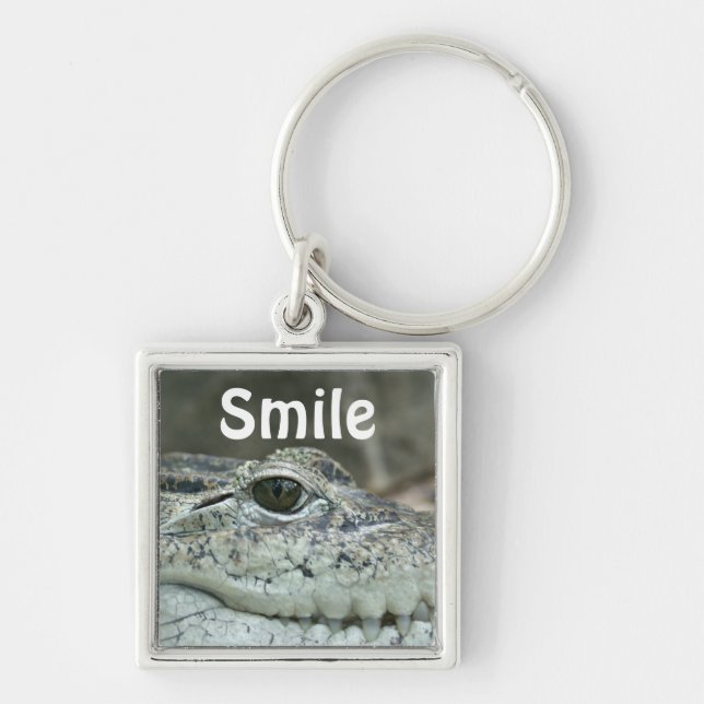 Crocodilo Smile Chaveiro (Frente)