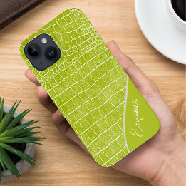 Crocodilo Verde Chartreuse Personalizado