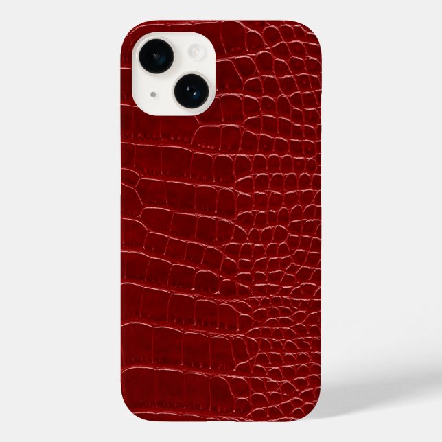 Crocodilo Vermelho Moderno (Verso)