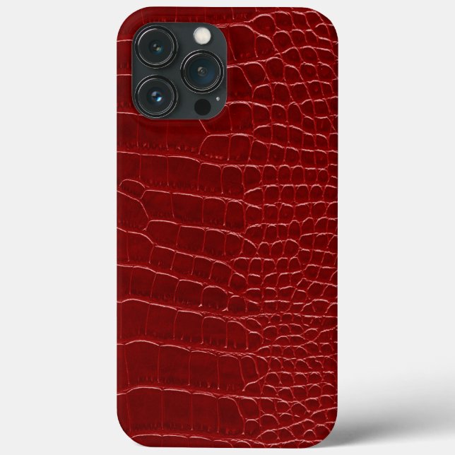Crocodilo Vermelho Moderno (Verso)
