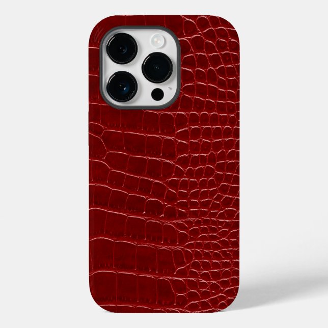 Crocodilo Vermelho Moderno (Verso)