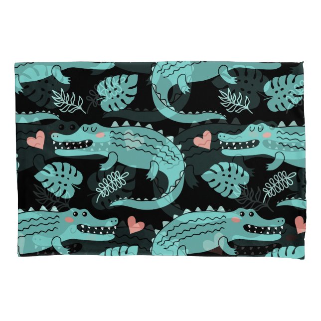 Crocodilos de animação, um padrão perfeito. (Frente)