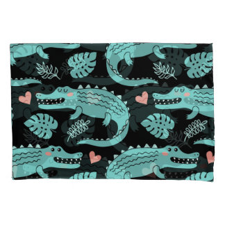 Crocodilos de animação, um padrão perfeito.