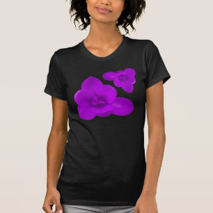 Crocus Damas Roxas T Camisa