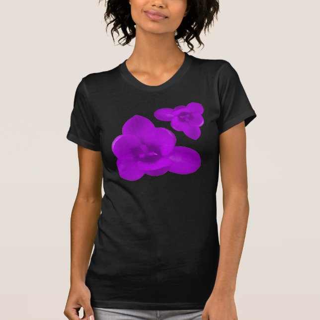 Crocus Damas Roxas T Camisa (Frente)