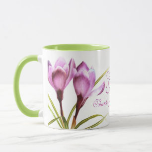 Crocus fine art "Amigo incrível", caneca verde rox