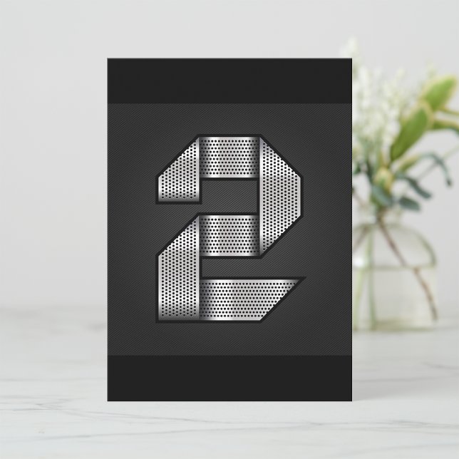 Crômio Número Dois Convites (Criador carregado)