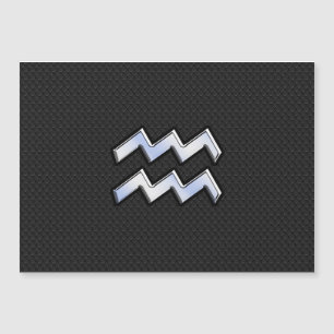 Cromo como Aquarius Zodiac na Pele Cobra