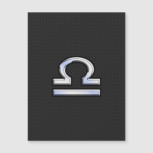 Cromo Como Libra Zodiac Símbolo Cobra de Decoração (Frente)
