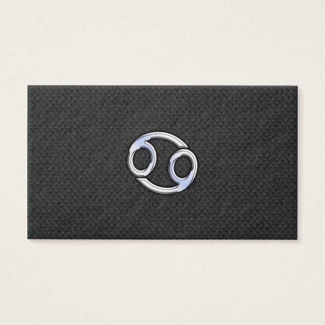 Cromo Como Signo do Zodíaco de Câncer (Frente)
