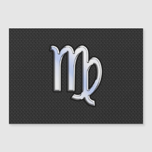 Cromo como Virgo Sinal Zodiac na pele de cobra