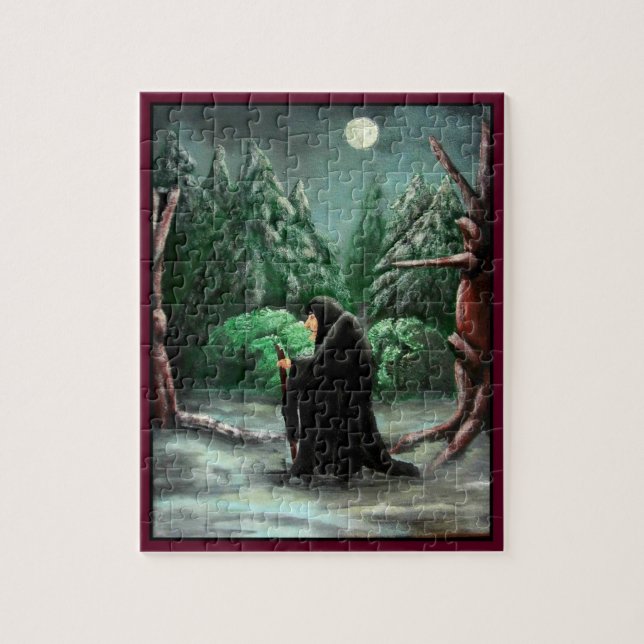 Crone idoso - quebra-cabeça (Vertical)