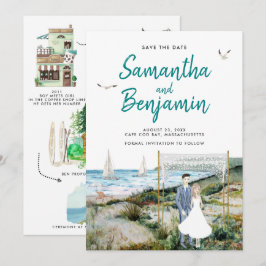 Cronologia de Aquarela Anúncio de Casamento Salve