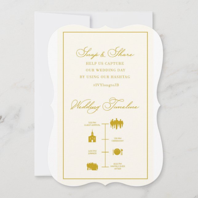 CRONOLOGIA DO CASAMENTO (Frente)