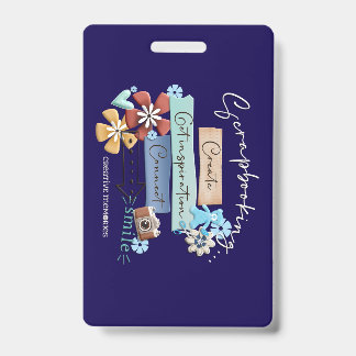 Crop & Connect Atlanta Crachá de Identificação de 