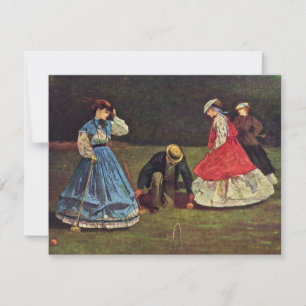 Croquet Por Homer Winslow (Melhor Qualidade)