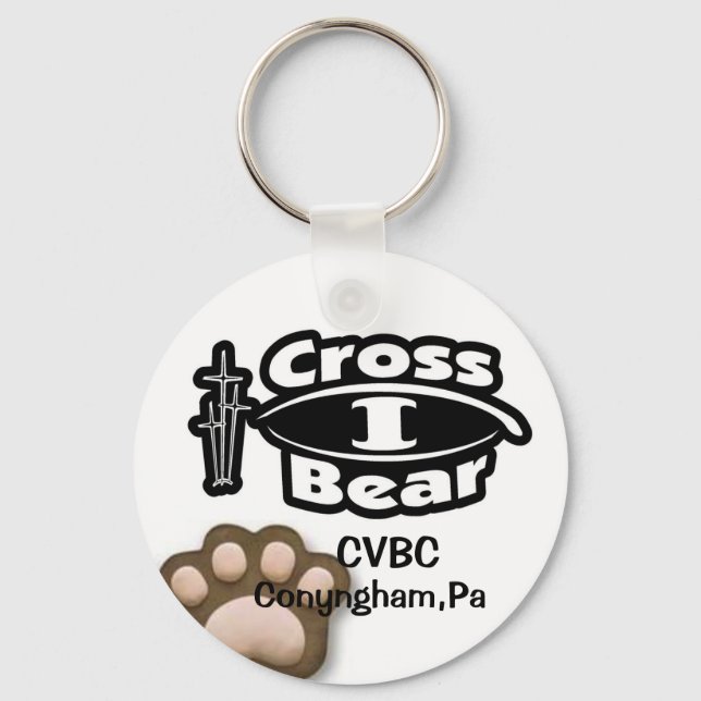 Cross I Bear Chaveiro (Frente)