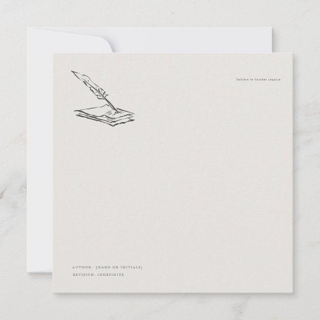 Crow-quilled page- Regency Correspondence (Frente)