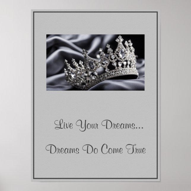 Crown Live Your Dreams Poster (Frente)