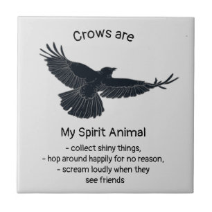 Crows Bird Spirit Humor Quote Totem  
