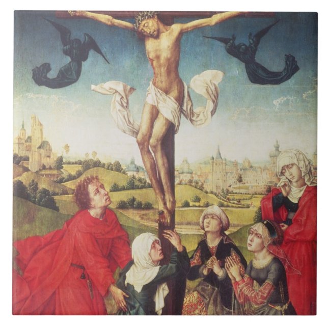 Crucificação, c.1510 (óleo no painel) (Frente)