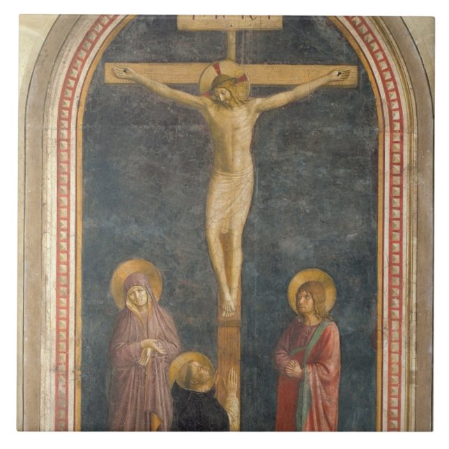 Crucificação com o Virgin, SS. John o Evangeli (Frente)