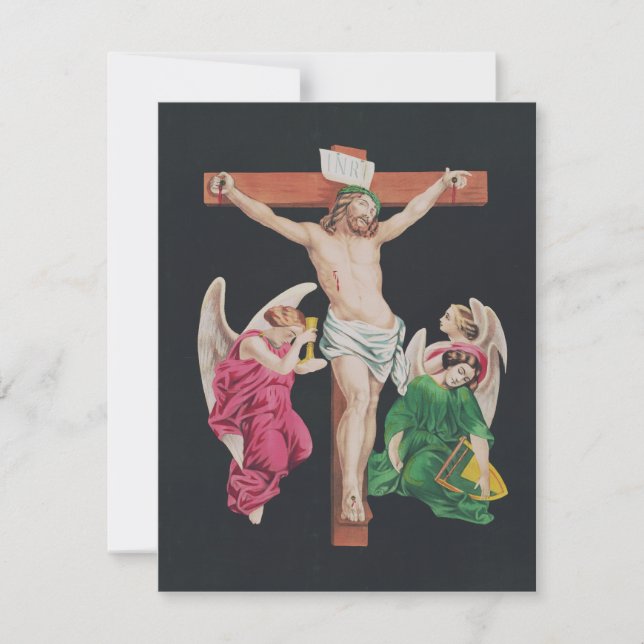 Crucificação medieval do Cristo de Jesus (Frente)