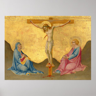 Crucificação - Sano di Pietro Fine Art Poster
