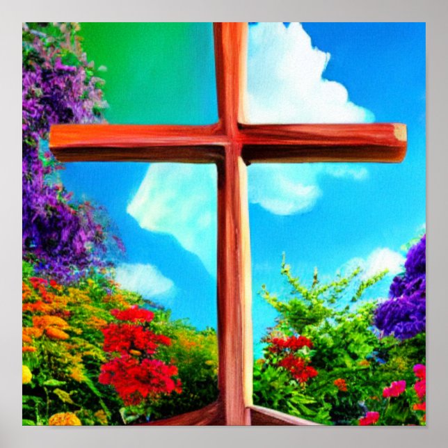 Cruz Castanha em Poster de Jardim (Frente)